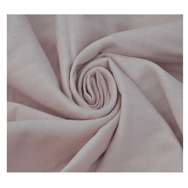 Pure Cotton Double-Layer Gauze 158Gsm Organic Cotton Double-Layer Gauze Pajamas Fabric 40 Count Short Sleeves