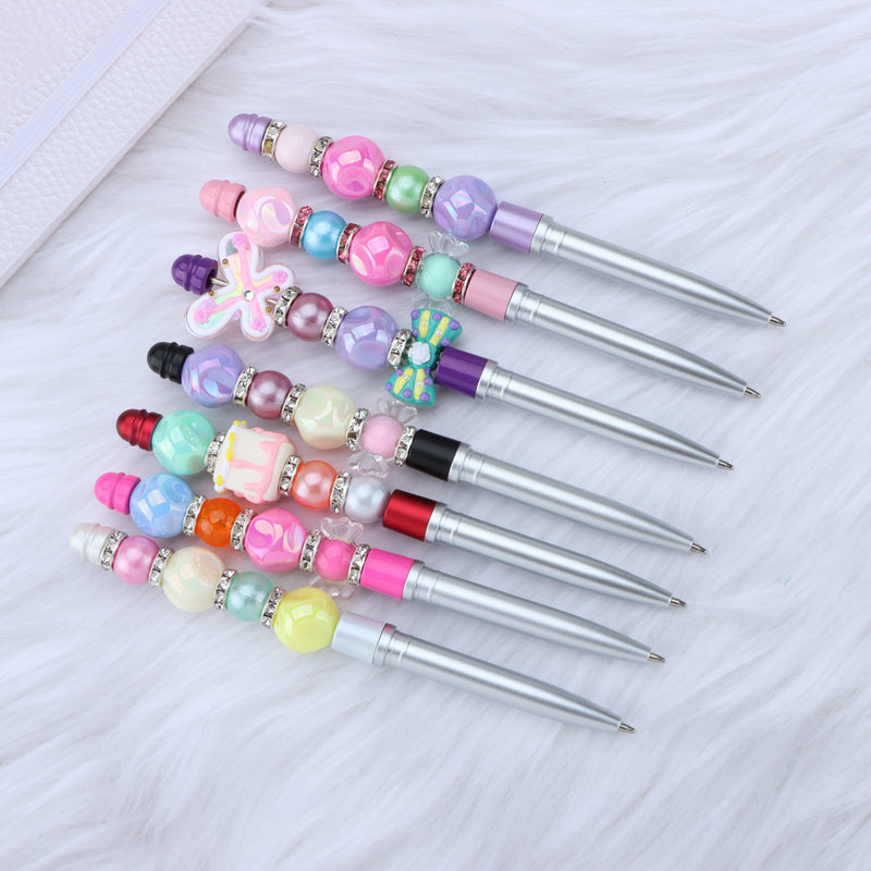 Picture of Personalized DIY Touch Screen Beading Pen Creative Beading Pen Multi-Functional Touch Beading Multi-Color Ballpoint Pen Spot Wholesale