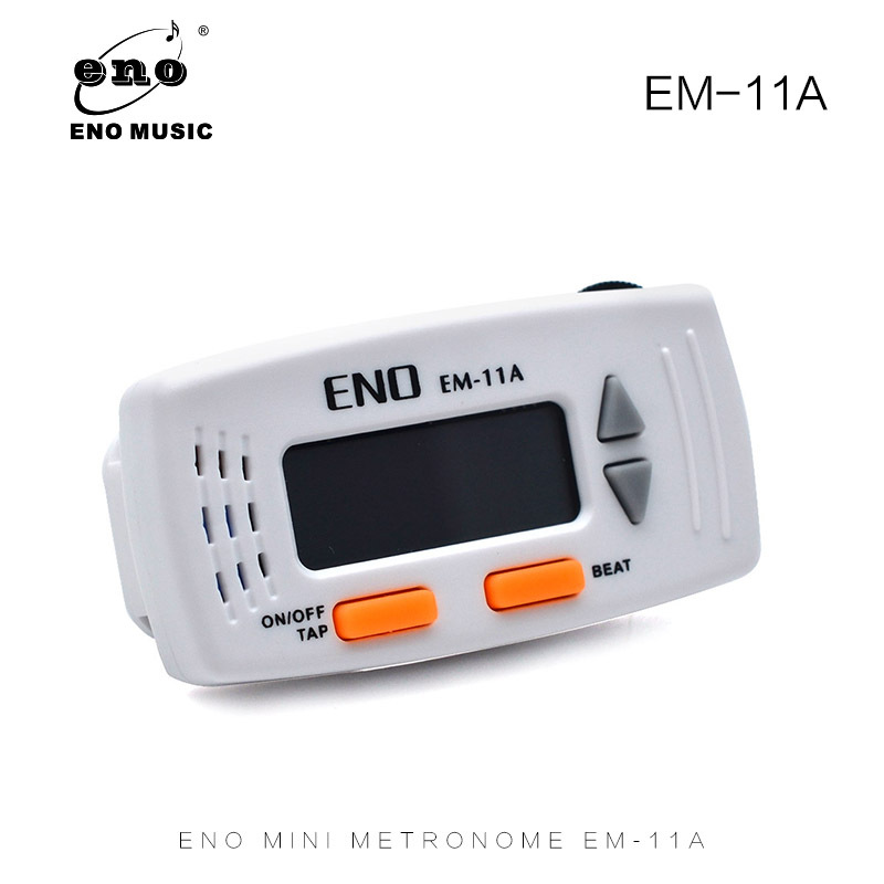 Genuine ENO EM-11A mini clip-on electronic metronome tuning function beat practice