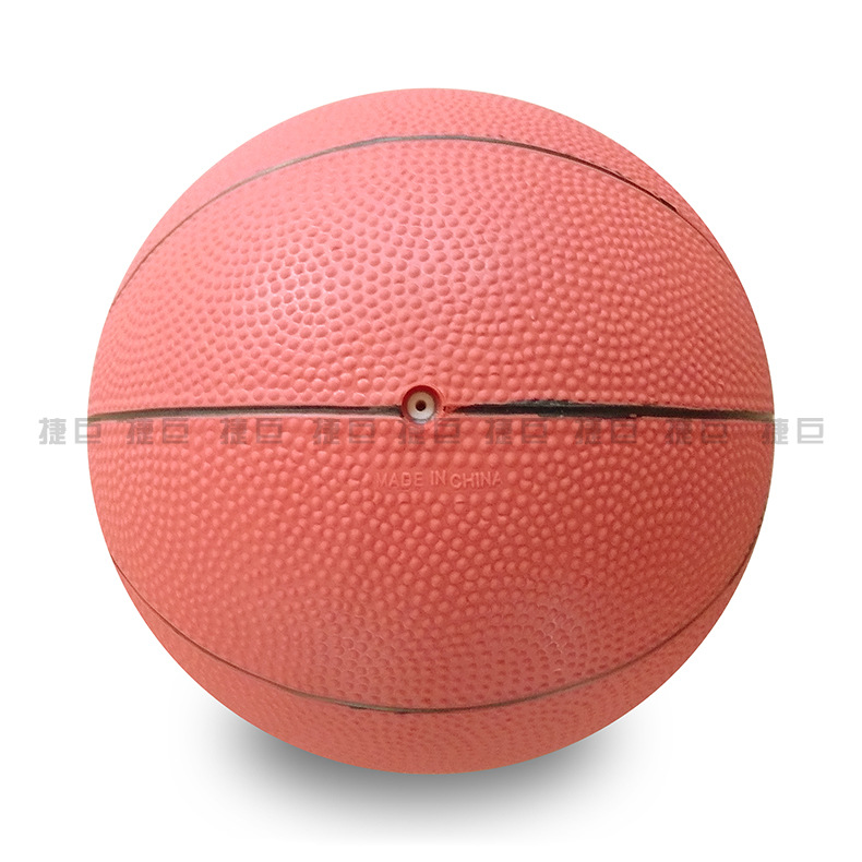 Picture of PVC inflatable toy small basketball elastic ball pat ball indoor 18cm3 children's thickened kindergarten soft ball