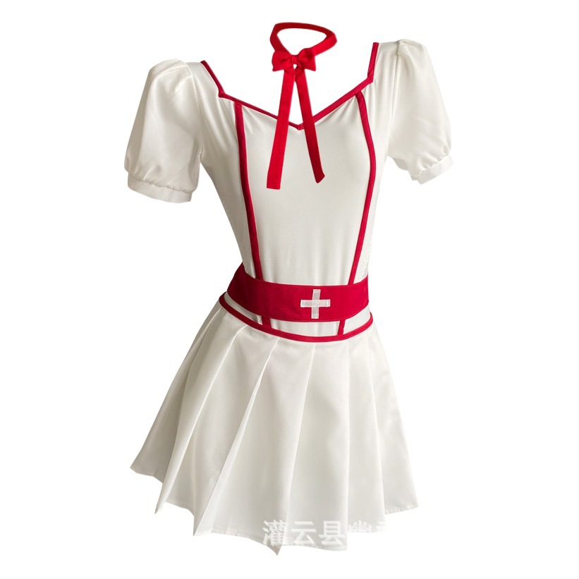 Lin Linting Sex Lingerie Women's Pure Desire Nurse Uniform Temptation Sexy Hot Pajamas Passion Suit 2619
