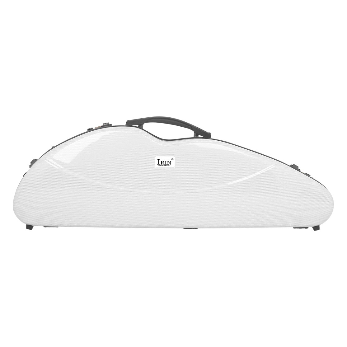 IRIN high-grade 4/4 violin case carbon fiber glass steel with combination lock violin triangle box shoulder back piano case