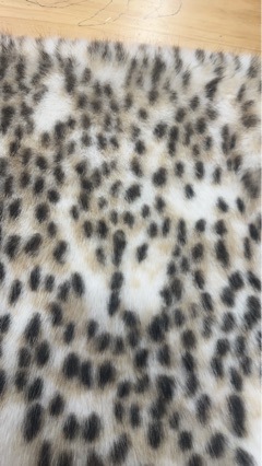 New Faux Fox Fur Leopard Print Toca Animal Stripe Print Clothing Bag Crafts Faux Fur