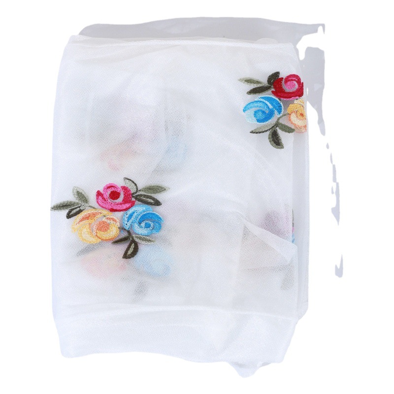 White Pure Cotton Scarf Japanese Long Shawl Scarf Handmade Special Plant Tie-dyed White Boil Scarf for Female Students