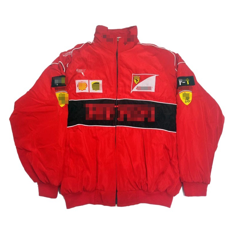 F1 Racing Suit Aliexpress Women's Popular European and American Cross-Border Foreign Trade Fashion Sexy Hot Girl Embroidered Jacket