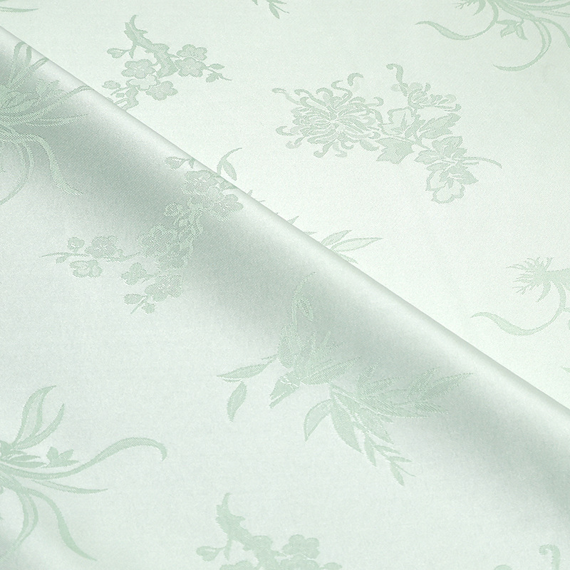 Picture of New Chinese-style dark pattern plum orchid bamboo chrysanthemum brocade cheongsam horse face skirt jacquard fabric imitation Song antique clothing fabric