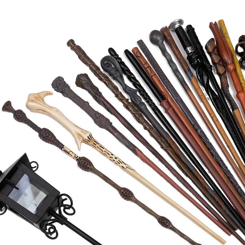 Harry Magic Wand Hermione Magic Wand Dumbledore cos Props Halloween Metal Core in stock Bare Wand