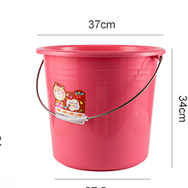 Picture of Bucket Household Plastic Bucket Laundry Bucket Car Washing Bucket Student Bucket Student Dormitory Bucket Wholesale Household Lid with Lid