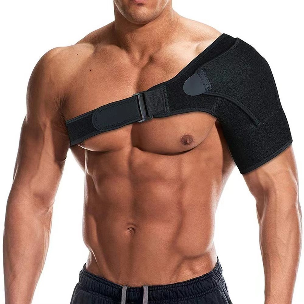 Cross-border Sports Shoulder Poulder Adjustable Pressure Left and Right Anti-strain Shoulder Poulder Belt Shoulder Fixer Ice Ware Shoulder Poulder
