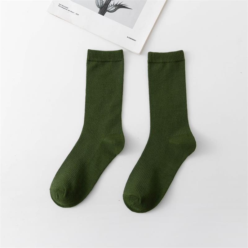 Picture of Spring and summer women's socks solid color dopamine color tube socks Zhuji pile socks ladies candy color socks cotton socks
