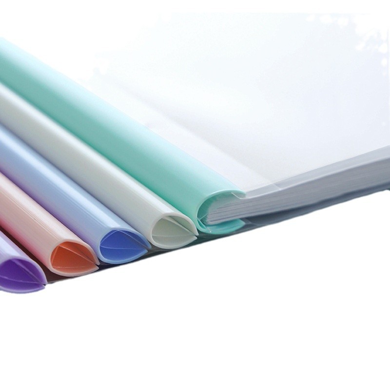Picture of A4 sucker rod folder folder pull rod clip transparent thickened resume student examination paper folder data storage book