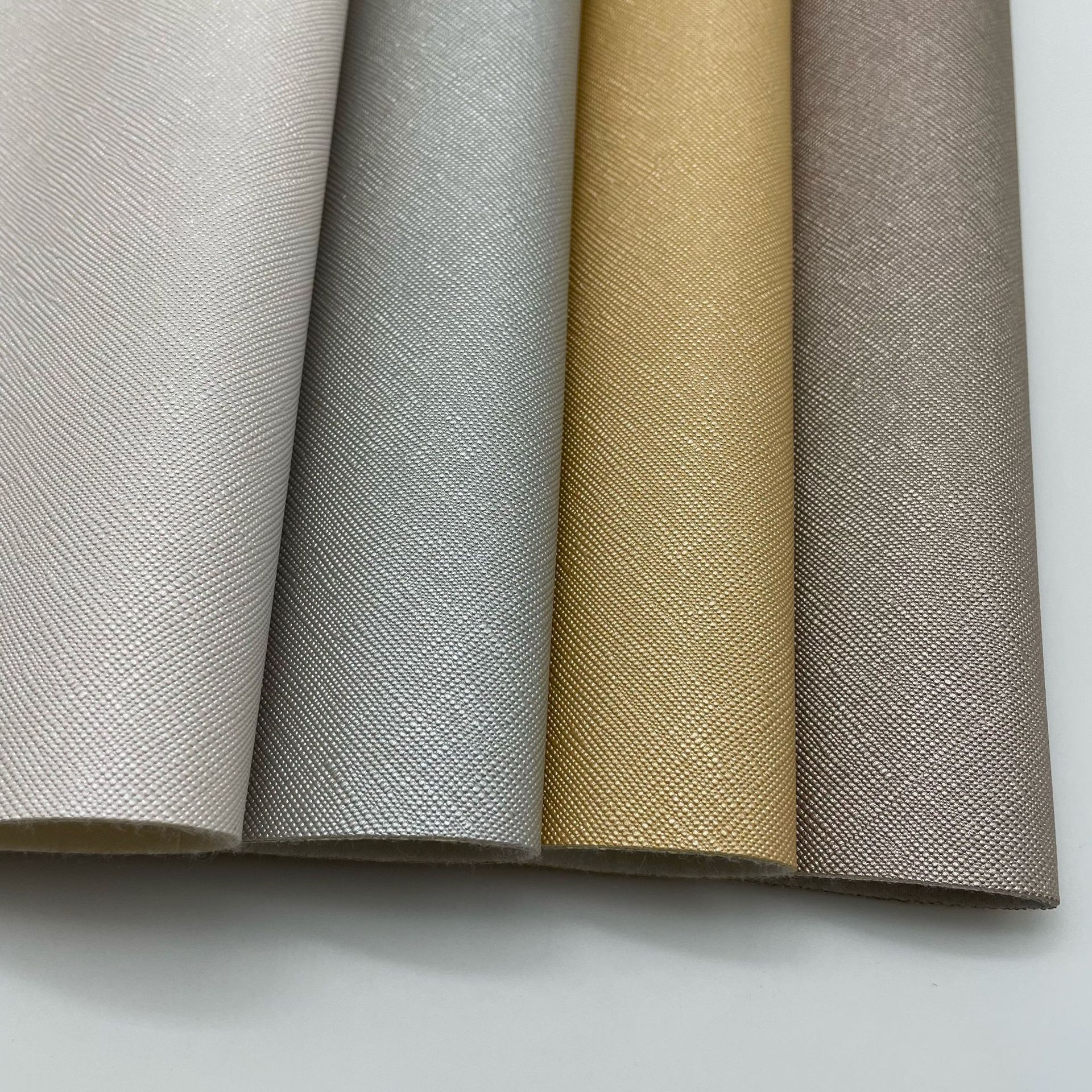 Picture of Scratch Resistant 1.0mm Fur Bottom Saffiano PVC Leather Handbag Bag Leather Jewelry Crafts Artificial Leather Leather