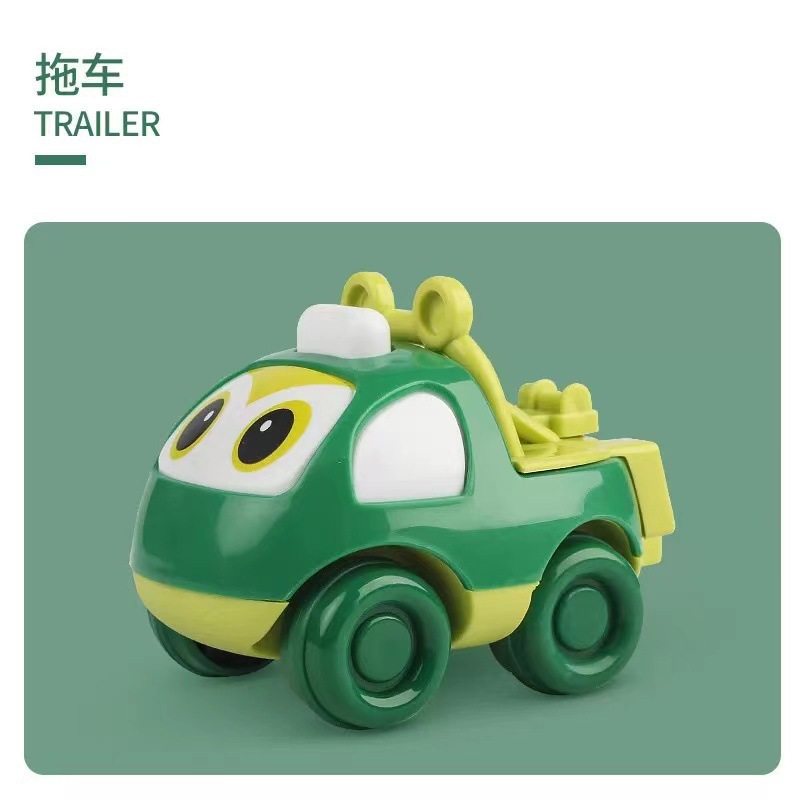 Picture of Little Yellow Duck Pull Back Press Car Cartoon Motorcycle Inertial Sliding Baby Toy Car Children's Gift Street Stall Wholesale