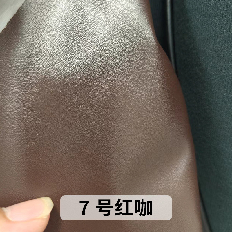 Picture of Yiwu factory nappa grain pu leather whole in stock wholesale leather bed seat luggage sofa artificial leather fabric