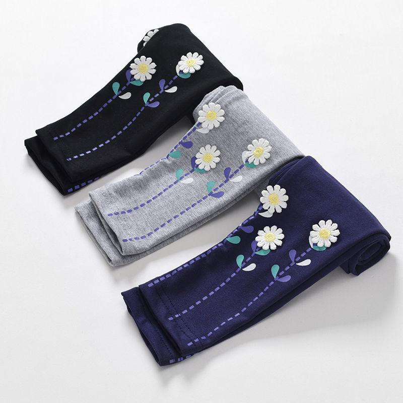 Picture of 2021 new girls' leggings spring and autumn girls' trousers princess Joker slim-fit outer pants children's clothing wholesale