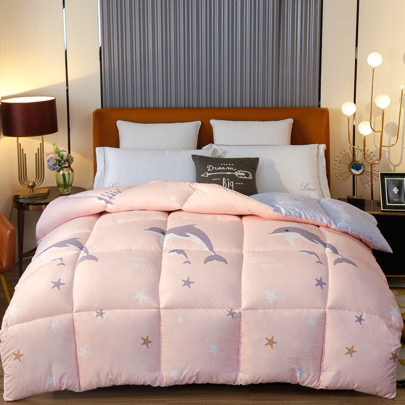 Picture of Winter Quilt Double Thickeneded Quilt Core Spring & Fall Quilt Student Dormitory Single Quilt Air-Conditioned Quilt Winter Quilt