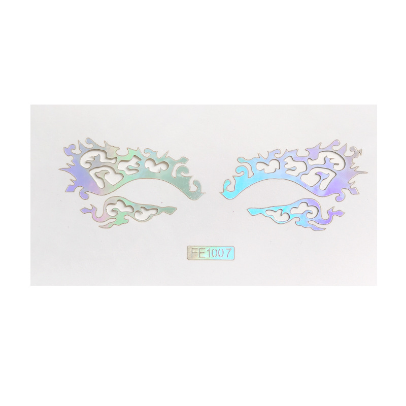 Picture of Spot Eyeliner Stickers for Lazy European and American Eye Makeup Stickers Laser Cut Out Template Makeup Painted Tattoo Stickers