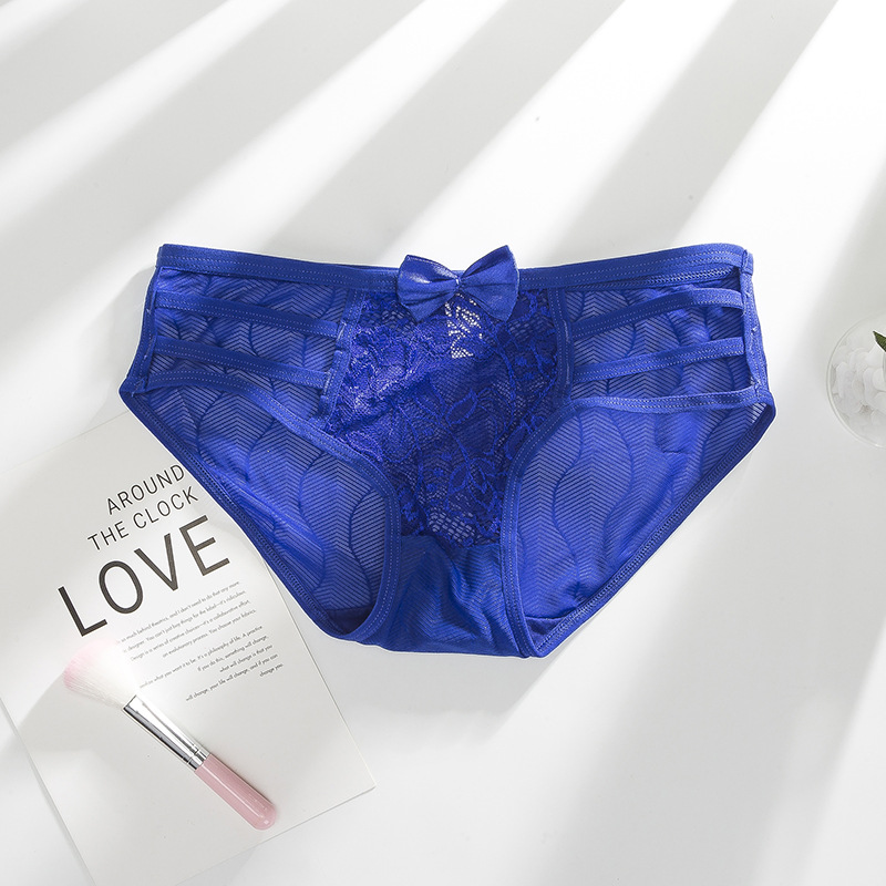 Picture of Youtao sexy lace underwear women's low waist hollow-out temptation hip lifting breathable mesh seamless women's briefs