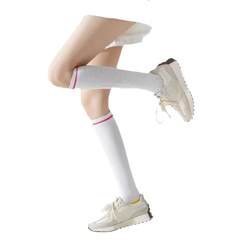 2024 Spring and Summer Women's Fitness Yoga Socks Non-Slip Pressure Sports Socks Over-The-Knee Socks Knee-High Calf Socks for Women