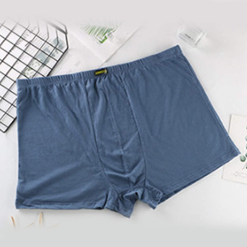 Picture of Wholesale men's cotton underwear for the elderly plus size 10xl high waist flat foot underwear 6xl winter warm underwear
