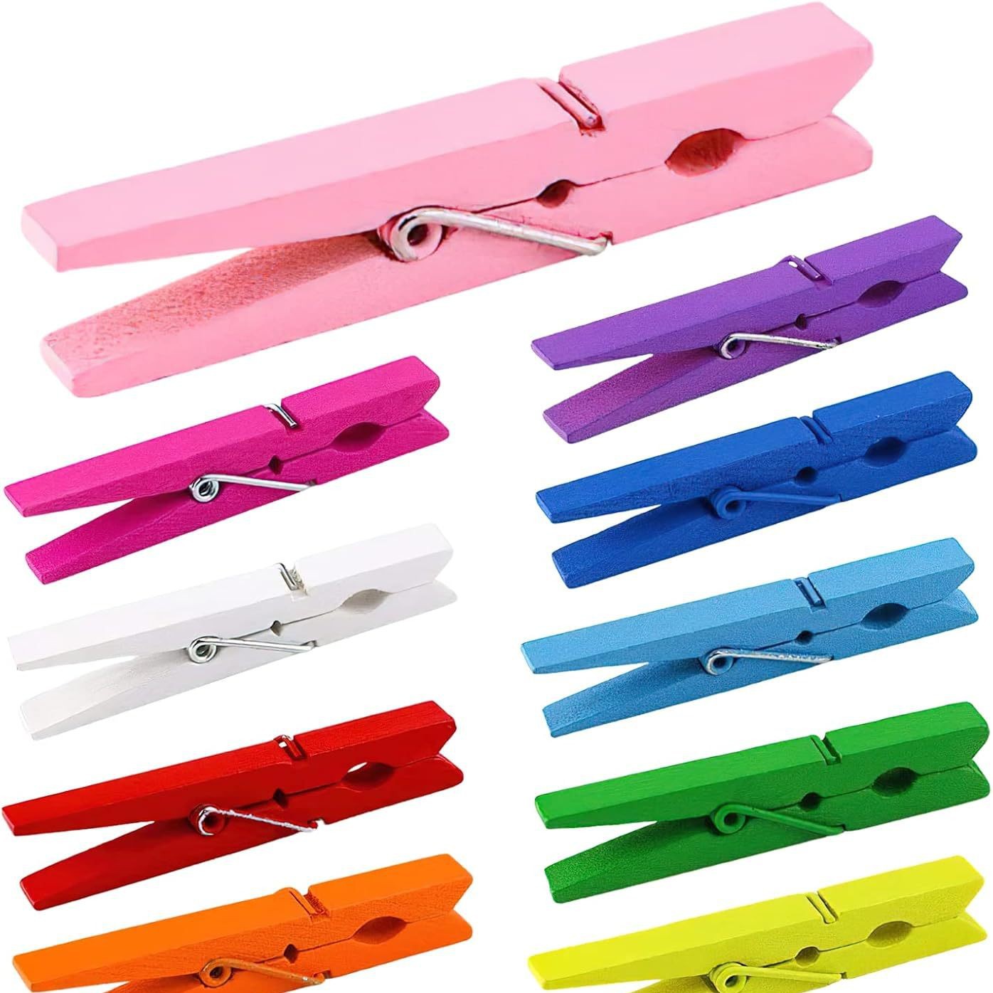 Log Color Wooden Clip Hand-Decorated DIY Photo Clip Wooden Clip Note Small Clip Natural Color Retro Clip