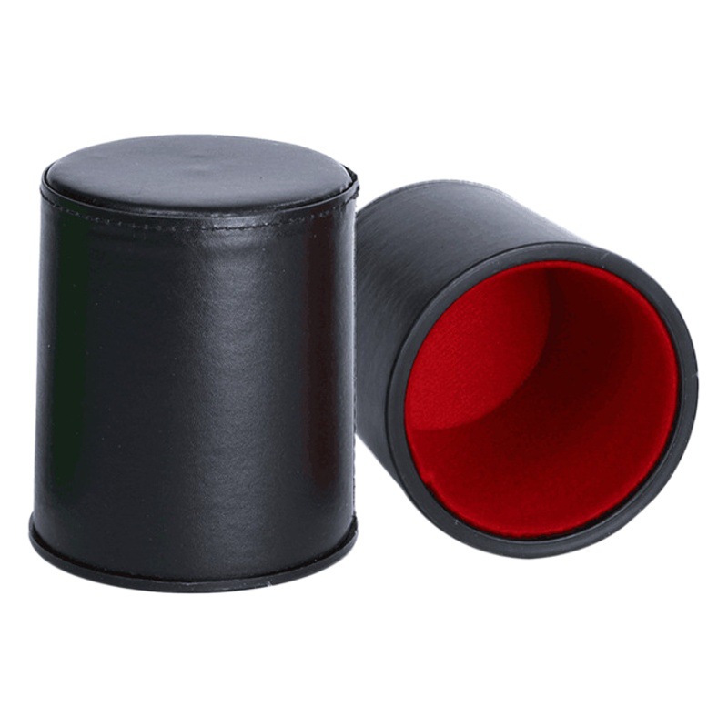 Picture of Silent Color Cup Silent High-end Silent Leather Dice Cup Dice suit KTV Bar Color Velvet Silent Sieve Cup