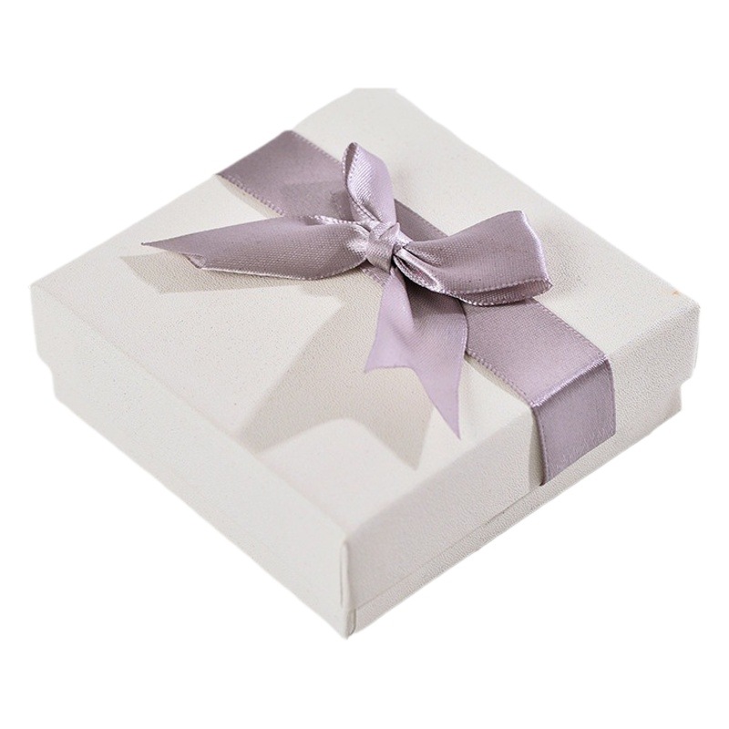 New in stock bow jewelry box earrings earrings bracelet box advanced bracelet packaging box jewelry bag wholesale