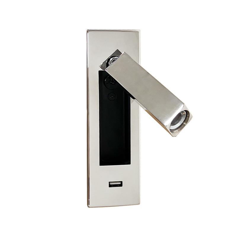 Picture of Cross-Border Engineering Hotel Reading Wall Lamp Embedded Wall-Mounted Lamp Bedroom Bedside Reading Wall Lamp High-End Switch