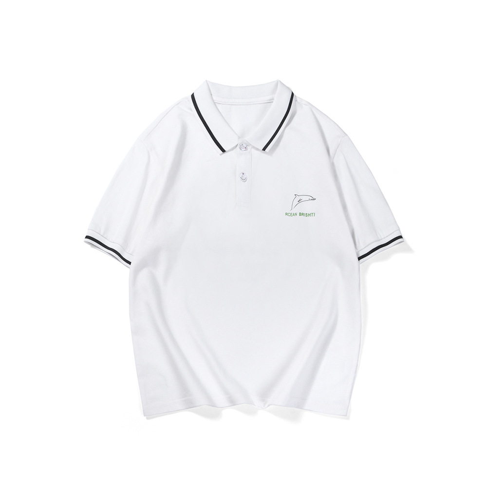 Picture of Summer Korean version of the new boys short sleeve cotton POLO short sleeve shirt children's lapel jacket T-shirt wholesale