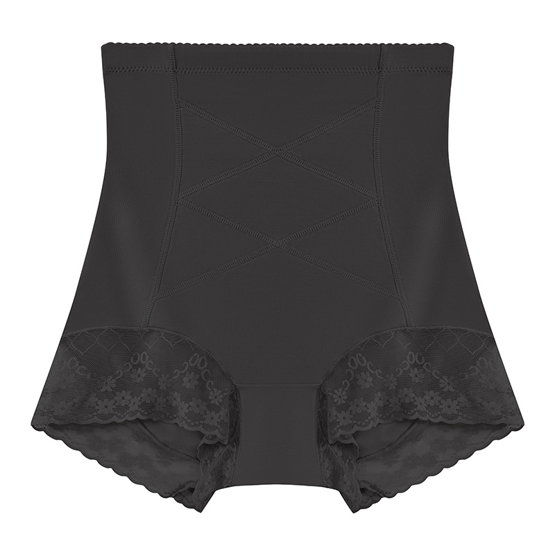 Picture of Belly contracting underwear women's high waist postpartum corset body shaping hip lifting binding belly shaping artifact thin non-curling