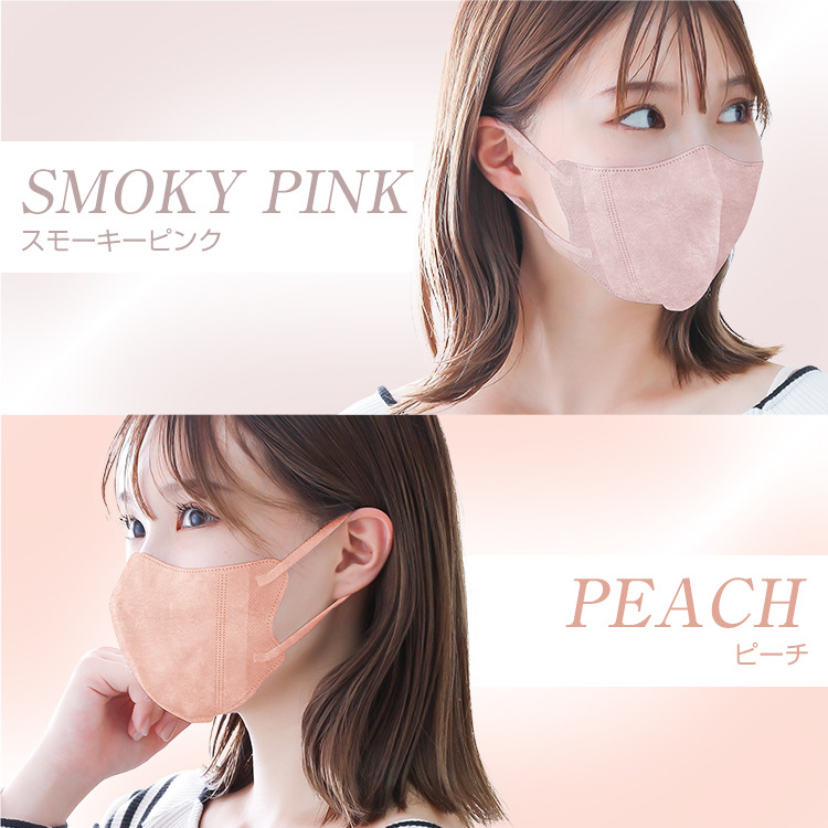 Picture of 3D Three-Dimensional High-Appearance Disposable Autumn Breathable Boxed Three-Layer Non-Tightening Full-Coverage Windproof Mask for Women