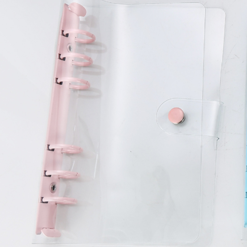 Picture of Spot Loose-Leaf Book Shell Notebook Simple Pvc Hand Ledger A5A6A4A7B5 Notepad Transparent Loose-Leaf Book