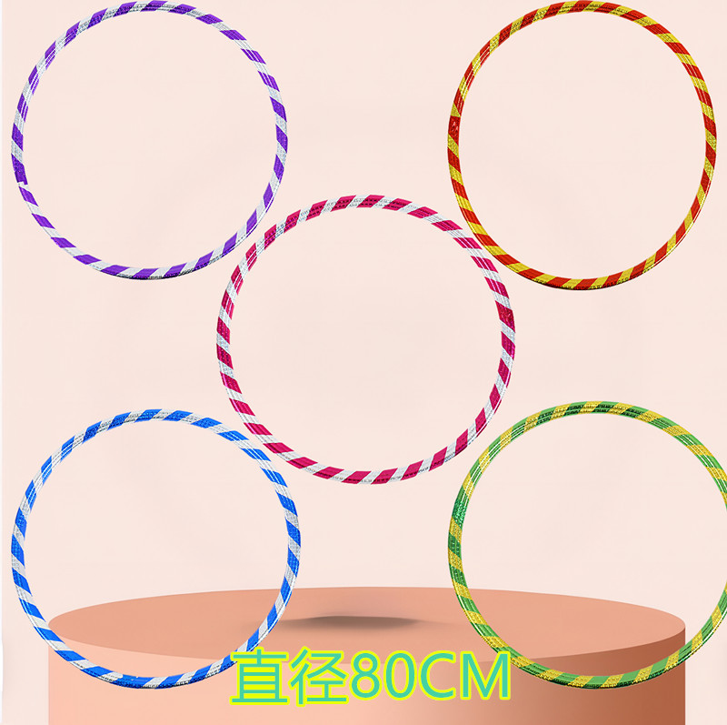 Picture of Bold 19mm Flash Laser Hula Hoop Manufacturer Wholesale Performance Kidsren's Hula Hoop for School Kindergarten