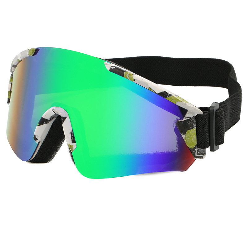 Picture of Men's and women's mountaineering ski goggles outdoor sports wind and sand ski glasses cross-border new colorful riding goggles