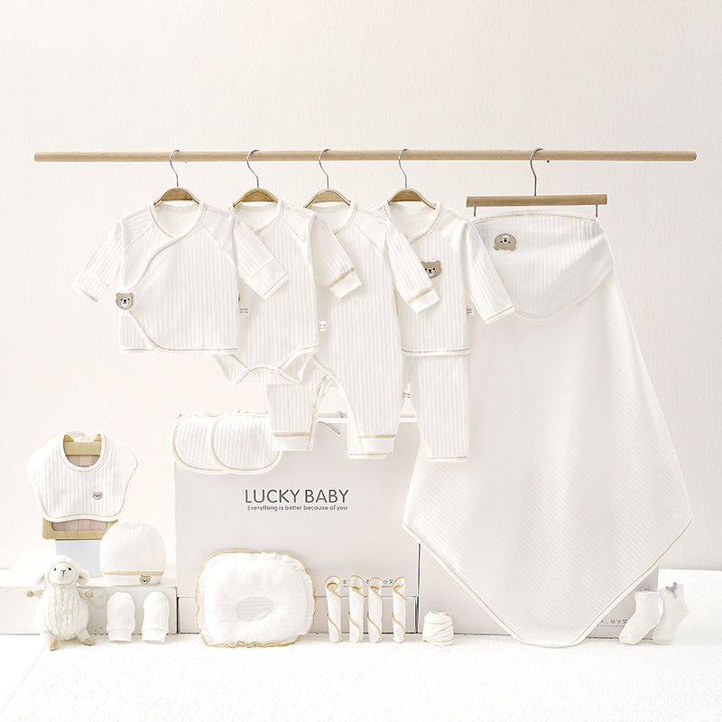 Picture of Baby clothes autumn and winter newborn gift box newborn suit newborn baby full moon meet gift supplies