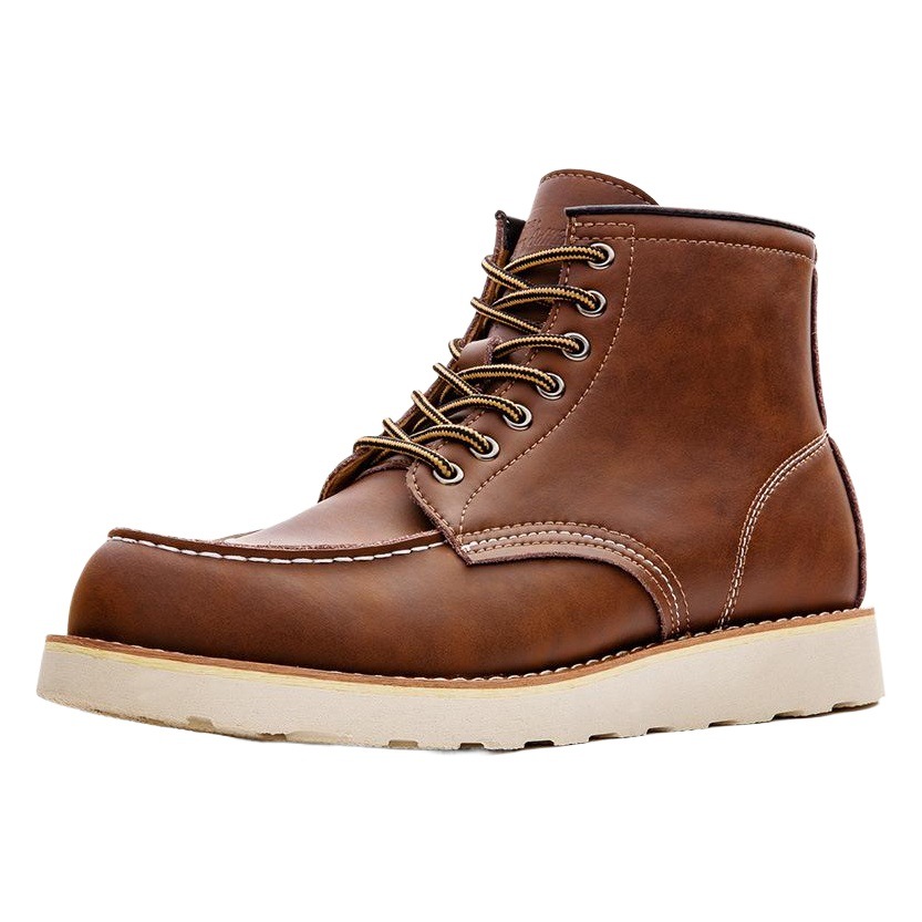 Madden 875 Workwear Boots Men's Spring Mid-range British Style Leather Shoes American Style Vintage Ami Khaji Leather Martin Boots