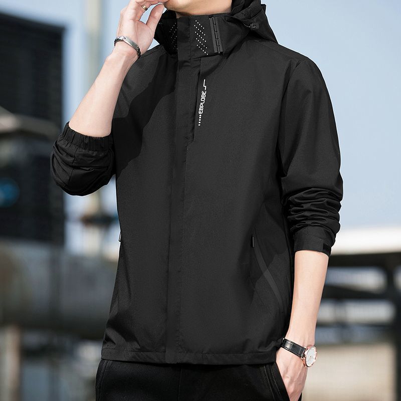Autumn New Sports Rush Clothes Hooded Jacket Outdoor Mountaineering Windproof Waterproof Anti-pollution Couple Clothes