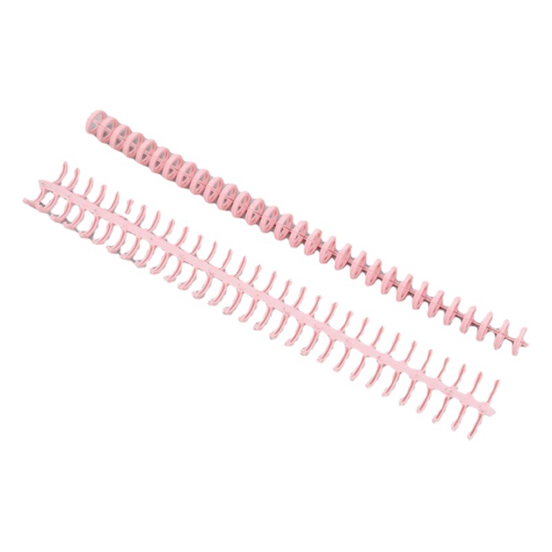 A4 Loose-Leaf Coil Porous DIY Accessories 30-Hole Coil Binding Strip Plastic Binder Ring Removable Binding Ring