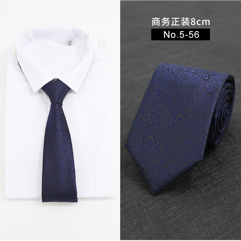 Picture of New Style Tie Men's Formal Business Casual Simple Style Solid Color Striped Arrow-Shaped Tie Manufacturer Ready Stock Wholesale