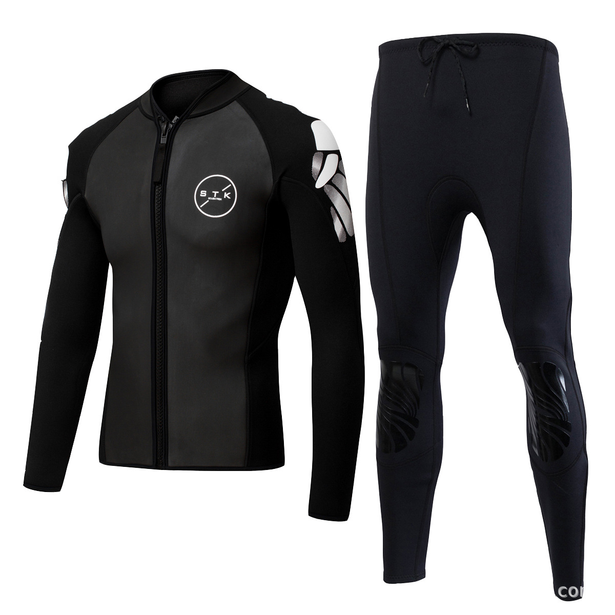 2mm Wet Clothing for Men and Women, Surf Jacket, Split Long-Sleeved Top, Snorkeling Suit, Warm, Cold-Proof, Warm and Sun-Proof