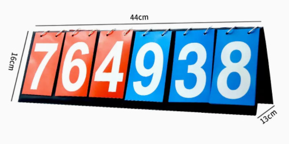 Picture of Competition Scoreboard Three-Digit Football Multi-Functional Basketball Scoreboard Table Tennis Scorer Four-Digit Scoreboard