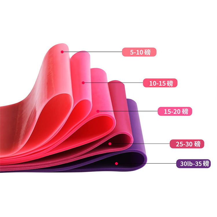 Picture of Portable Resistance Band Women's Squat Hip Pull Band Gym Yoga Equipment Pull Band Skinny Leg Thin Hand Bounce Ring