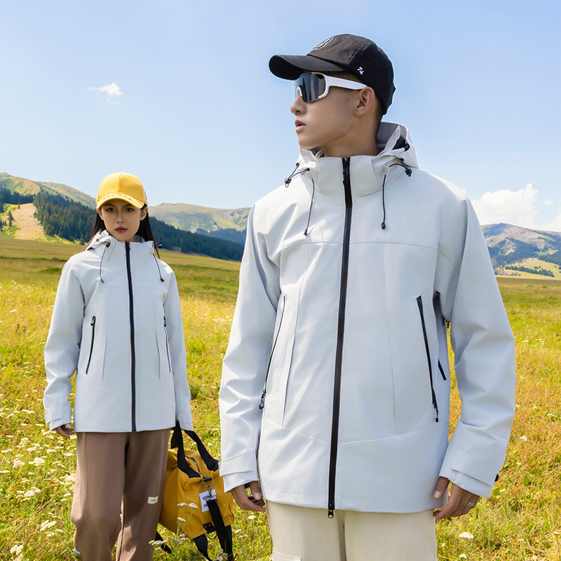 Kailers' Same Style Jacket Three-In-One Waterproof Zipper Jacket for Men and Women Autumn and Winter Ski Mountaineering Clothing Wholesale