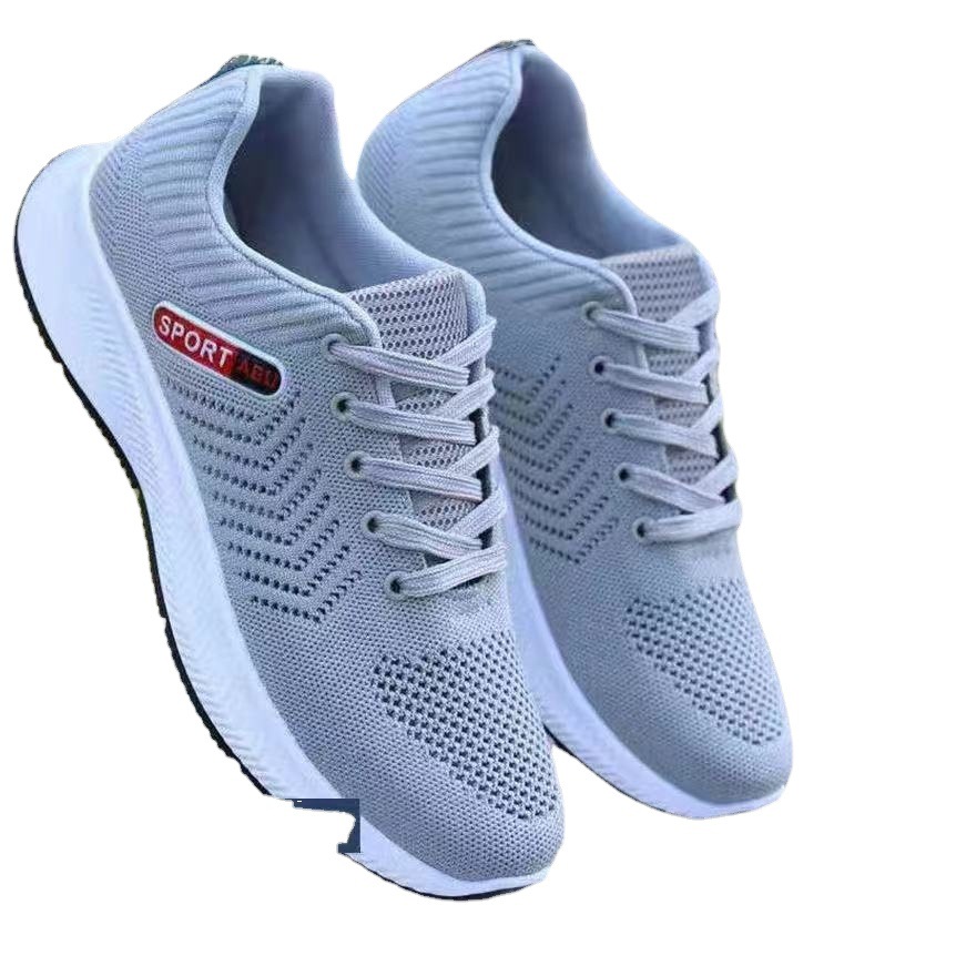 Men's Sports Shoes Men's New Running Shoes Breathable Non-slip Wear-resistant Casual Running Korean Fashionable Student Shoes for Men
