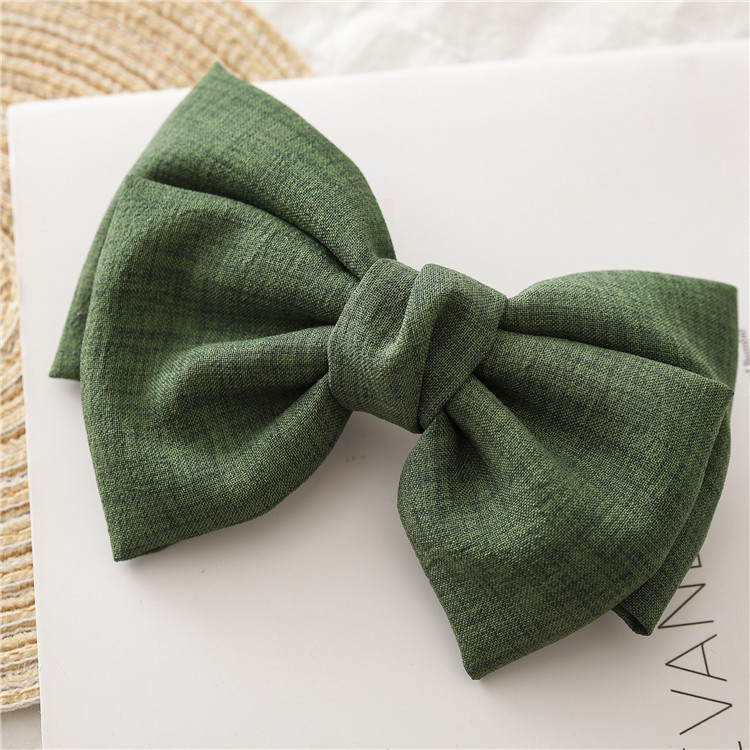 Picture of Headwear New Hairpin Knotted Bow Hairpin Women's Fabric Spring Clip Hairpin Wholesale Ready-Made Accessories