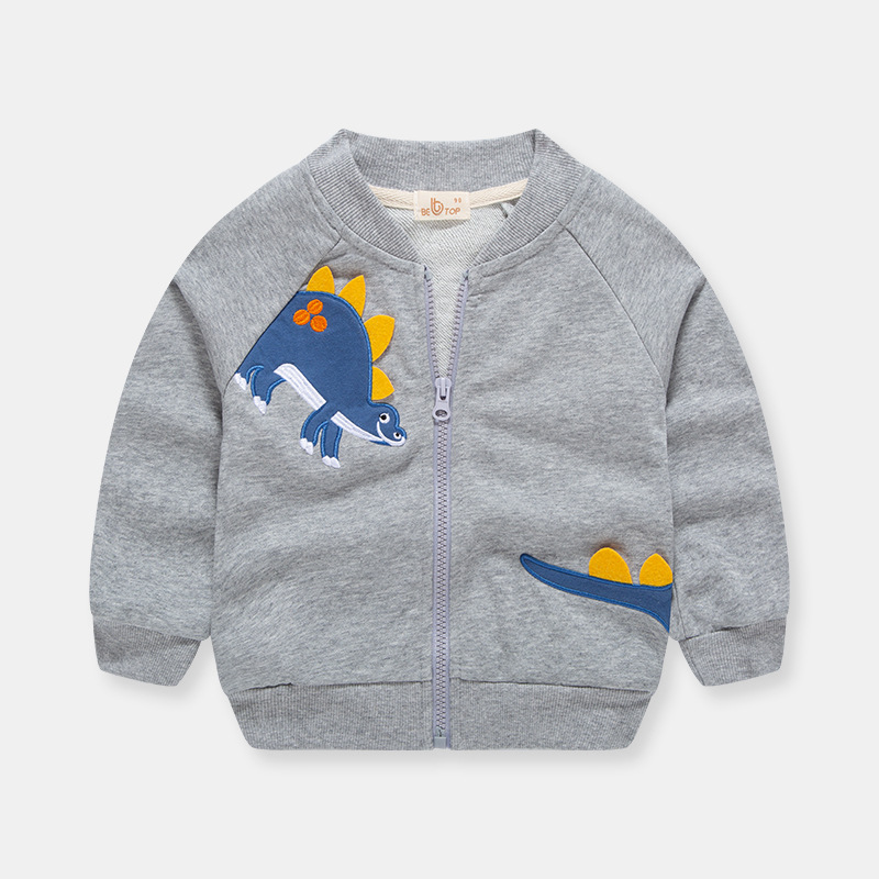 Picture of Autumn Zipper Shirt Boys Jacket 2025 New Style Baseball Uniform Kidsren's Top Casual Baby Jacket Cardigan