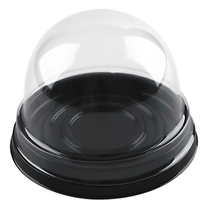 2-inch green ball egg yolk crisp packing box baking single-grain transparent blister box puff snow Meiniang dessert box