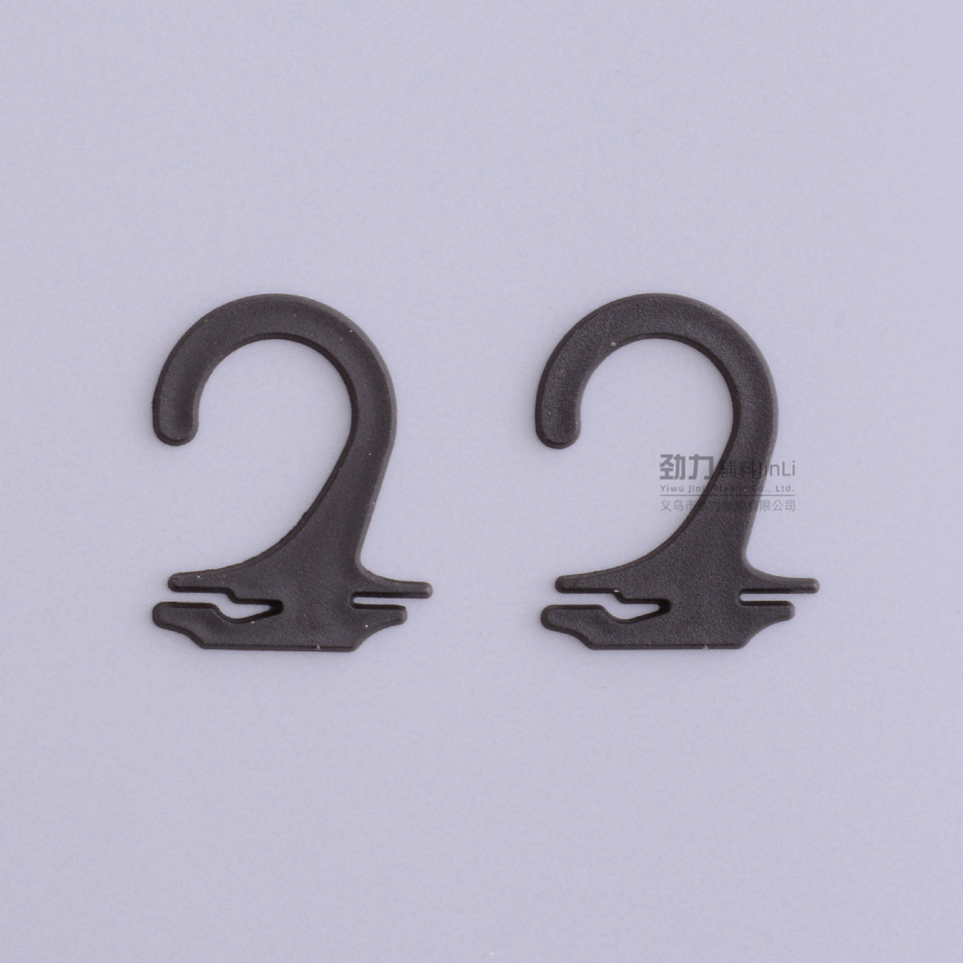 Picture of Spot plastic socks hook black flat hook socks hook question mark hook underwear display box packaging hook