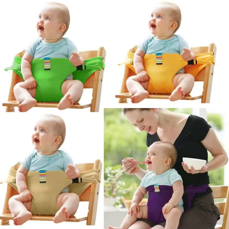 Picture of Baby Dining Chair Safety Belt Portable Kidsren's Universal Fixed Belt Outing Chair Strap Baby Eating Seat Belt