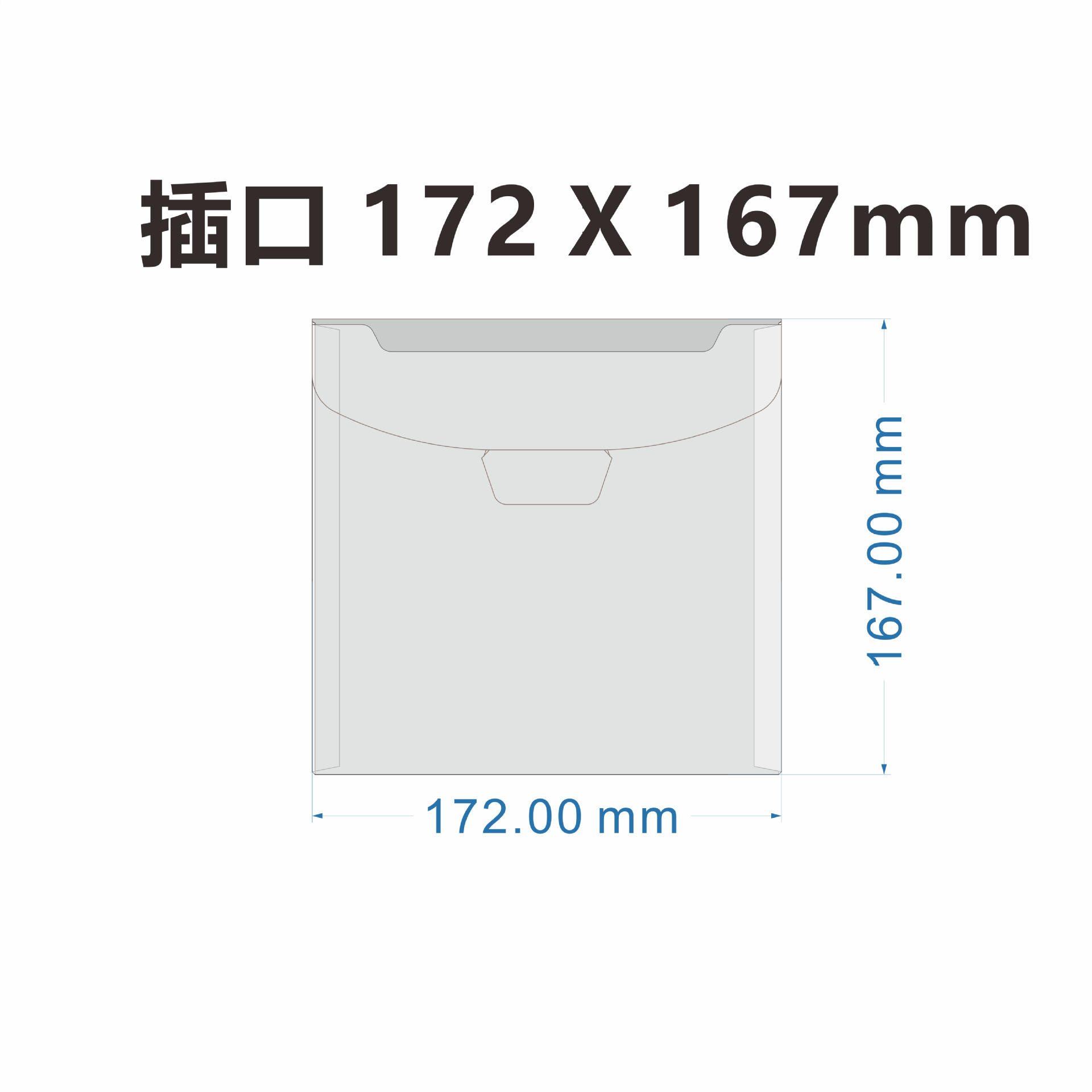 Picture of Changhe wholesale a5 transparent buckle document bag invoice thickened horizontal a6 clip paper storage abrasive vertical knife mold